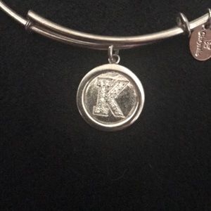 Chrysalis Initial K Bangle Bracelet